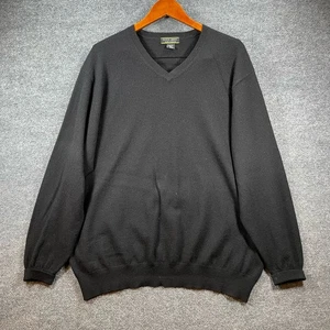 G.N.O. Design Kaschmir Pullover Herren XXL schwarz V-Ausschnitt weich Freizeit Outdoor - Bild 1 von 9
