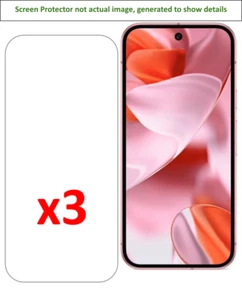 3x Google Pixel 9/9 Pro Screen Protector w/ cloth - Picture 1 of 2
