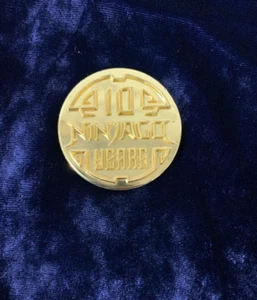 2021 Lego Ninjago Legacy Gold Coin Amulet Limited Edition 10 Years Legoland - Picture 1 of 6