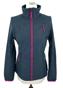 ICEPEAK Softshelljacke Funktionsjacke Weste Damen Jacke Gr. M 38 Grau Taschen - Bild 1 von 13