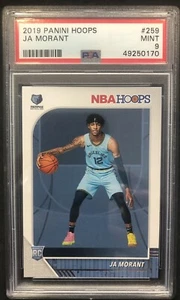 Panini NBA Hoops Ja Morant #259 2019-20 PSA 9 Rookie - Imagen 1 de 2