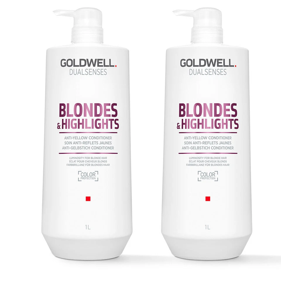 Goldwell Dualsenses Blondes & Highlights Anti-Yellow Spülung 2x1000ml Conditione