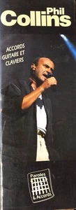 Phil Collins Parole e Accordi per tastiera e chitarra Édition Musical Françaises - Picture 1 of 3