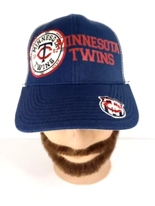 MINNESOTA TWINS BASEBALL HAT - American Needle Mens Snapback Blue White New - Picture 1 of 13