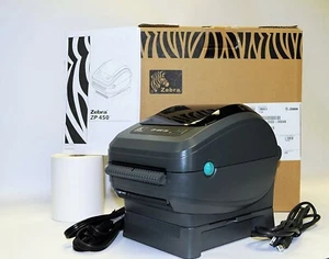 IN STOCK & READY TO SHIP - Zebra ZP450 Direct Thermal Label Printer NEW w Labels - Picture 1 of 1