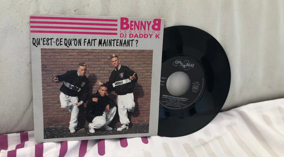 MUSIQUE. BENNY B FEATURING DADDY K. QU'EST-CE QU-ON FAIT MAINTENANT?.45 TRS 1990 - Photo 1/1