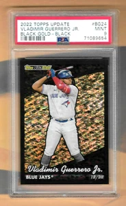 VLADIMIR GUERRERO JR 2022 TOPPS ACTUALIZACIÓN ORO NEGRO CLASIFICACIÓN SP PSA 9 COMO NUEVO #'D/299 - Imagen 1 de 2