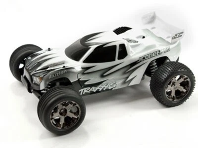 JConcepts Illuzion Hi-Speed Clear Body w/Wing Fits Traxxas Rustler 2WD Trucks - Image 1 of 2