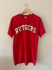 Ruters Graphic Print T-Shirt In Red Men's Size Medium