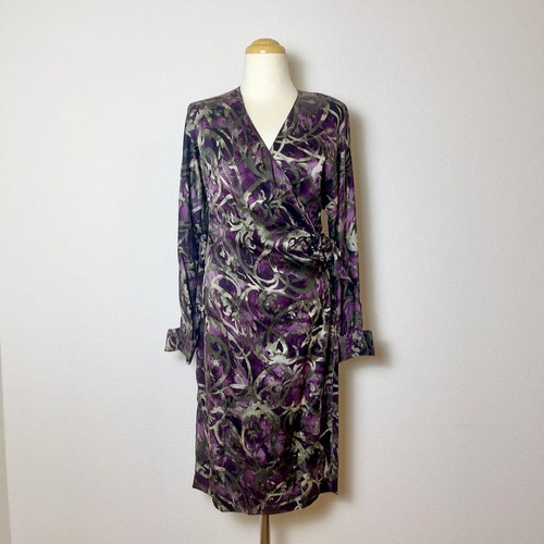 Abito da cocktail donna Gucci in seta viola taglia M