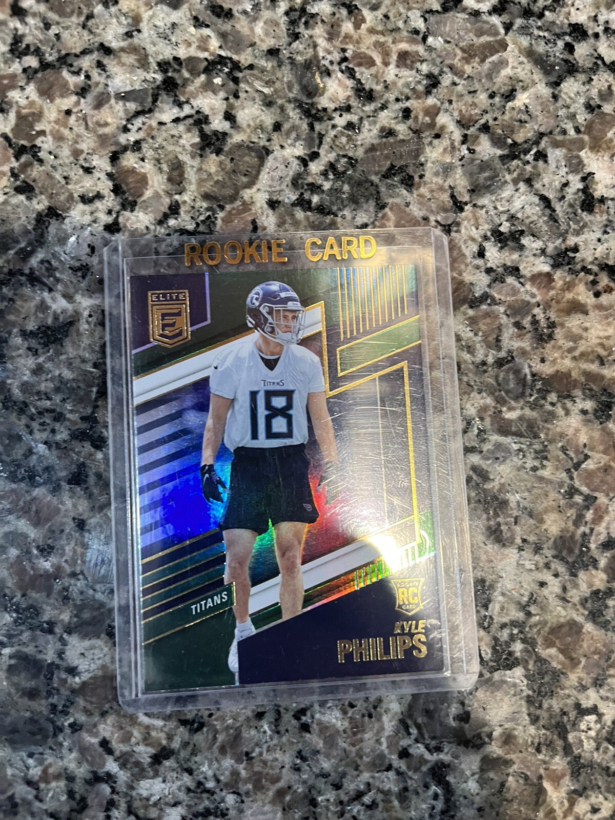 2022 Donruss Elite Football Green Kyle Philips Rookie Card #170 Titans NM-BT SP