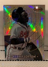 1997 Bowman's Best Preview Kenny Lofton Refractor SHARP GRADE-READY 🔥 Braves