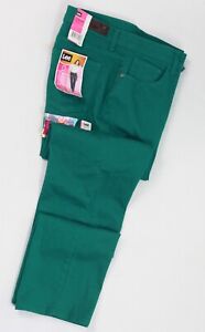Lee Classic Fit At The Waist Straight Leg Stretch Pants Jeans Glam 12 Medium NWT