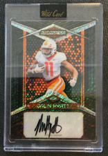 Jalin Hyatt 2023 Wild Card Alumination Shimmer NY Giants Rookie AUTO /15