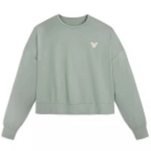 Disney Parks Homestead Mickey Icon oversized long sleeve shirt sage Green sz 3X - Picture 1 of 9