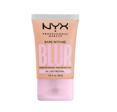 NYX Makeup Bare with Me Blur Skin Tint Foundation,  04 Light Neutral - Image 1 of 3