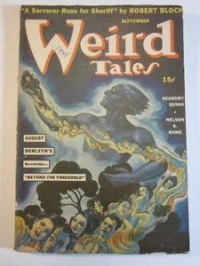Weird Tales Pulp, Sept. 1941 FR/GD Margaret Brundage Cover! - Picture 1 of 6