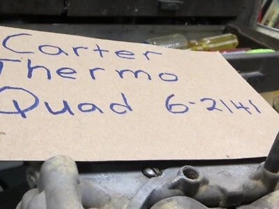 Carburador Carter Thermoquad 4 barriles 6-2141 Dodge Plymouth Imperial Chrysler Foto 1 de 3