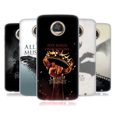 OFFICIAL HBO GAME OF THRONES KEY ART SOFT GEL CASE FOR MOTOROLA PHONES - Image 1 of 4