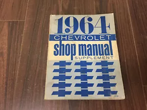 1964 Chevrolet Shop Manual Supplement ST 30 Original Vintage - Picture 1 of 12