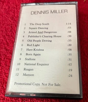 Dennis Miller Excerpts From The Off White Album Cassette Tape Promo - Image 1 of 3