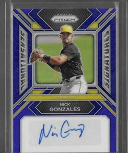 Nick Gonzales 2024 Panini Prizm Sensational Signatures Auto/49 Pirates MLB!! - Picture 1 of 2