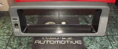 1986-1993 USDM Mazda B2200 B2600i Pickup Truck Dash Gauge Bezel / Shroud in Gray - Image 1 of 4