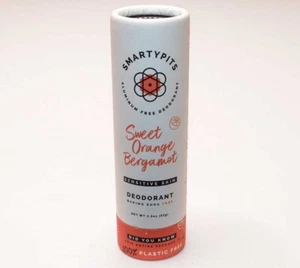SmartyPits Aluminiumfreies Deodorant - Empfindliche Haut Süße Orange Bergamotte 2,9 Oz. - Bild 1 von 2