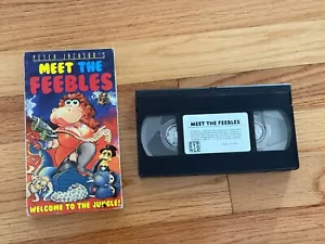 Peter Jackson Meet the Feebles VHS 1989 VERY RARE OOP - Tested Works - Foto 1 di 8