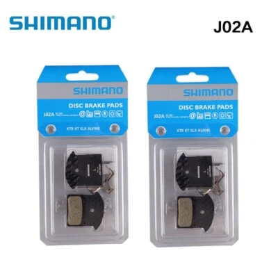2x Shimano J02A Resin Disc Brake Pad fit SLX Deore XT XTR M7100 M8100 M6100 - Image 1 of 4