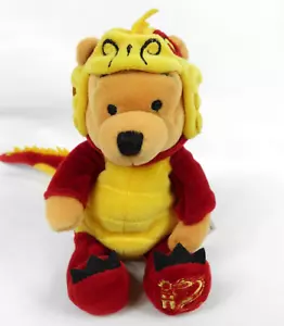 Vintage 2000 Disney Store Winnie the Pooh Plush Year of the Dragon Zodiac New - Picture 1 of 8