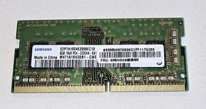 Samsung 8GB1Rx8 DDR4-3200AA 260Pin PN: M471A1K43DB1-CWE Lenovo FRU: 5M30V06802 - Picture 1 of 2