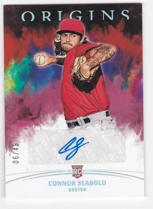2022 Panini Chronicles Connor Seabold Boston Red Sox Autograph Auto Card /49 - Picture 1 of 1