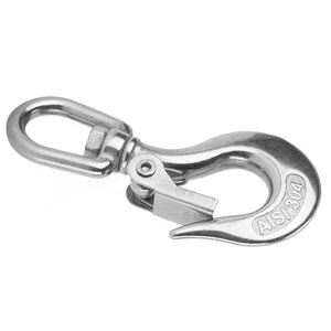 Stainless Steel Safety Lifting Hook 150KG Swivelling Eye for Cranes - Bild 1 von 12