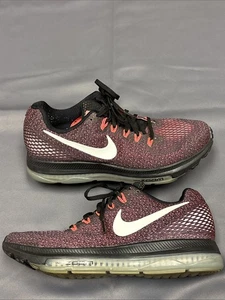 Nike Womens Zoom All Out Running Shoes Black Pink 878671-002 Low Top Lace Up 7.5 - Picture 1 of 8
