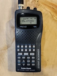 Radio Shack Pro-63 100 Channel Hand Held Scanner Tested  - Picture 1 of 8