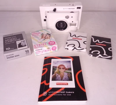 Lomography Lomo'Instant Camera White Edition- Tested & Working + Film - Image 1 of 4