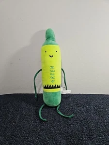 Merrymakers The Day The Crayons Quit Green 12" Stuffed Animal Plush - Photo 1/6