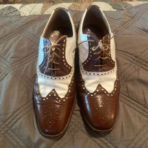Vintage Men’s Shoes Valoré Aristocrat Oxford Size EU 42- US 9 Leather - Picture 1 of 13