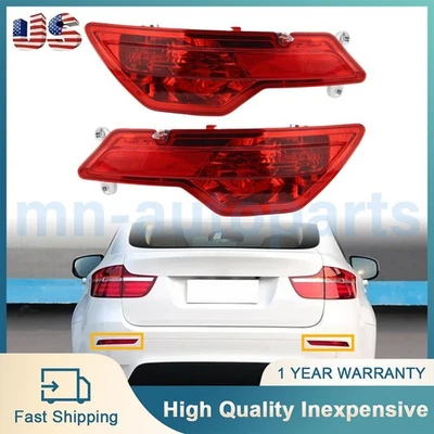 New 2x Rear LH & RH Bumper Fog Light Reflector Lamp For BMW X6 E71 E72 2008-2014 — 第 1/4 张图片
