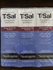 Neutrogena 6 BOTTLES T / SAL THERAPEUTIC SHAMPOO SCALP BUILD-UP CONTROL DANDRUFF - Picture 1 of 3