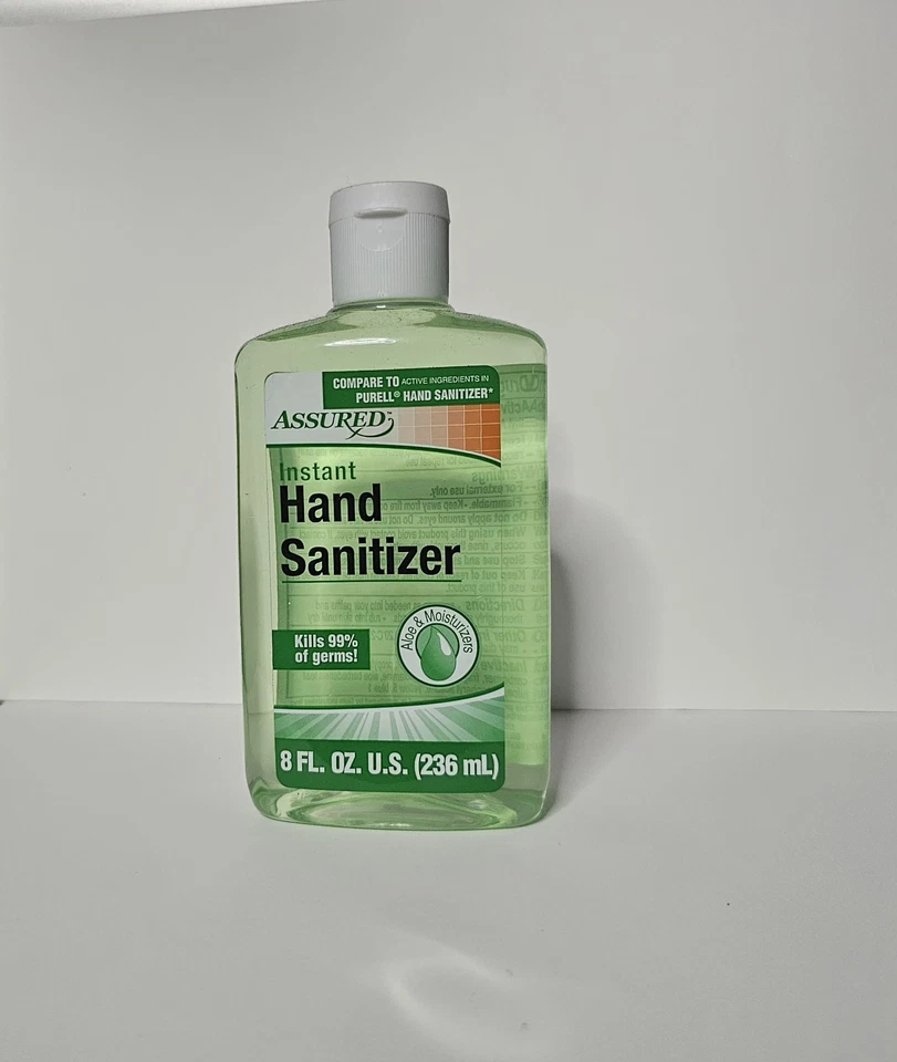 Desinfectante de manos instantáneo asegurado (8 fl oz) mata el 99% de los gérmenes Foto 1 de 4
