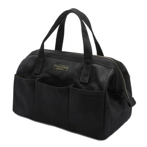 Tool Bag with Zipper, Heavy Duty 16oz Waxed Canvas Wide Mouth Tool Tote Bag, ... - Picture 1 of 6