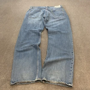 Vintage Levis 539 Jeans Herren 36x32 Blau Straight Bio Baumwolle Baggy Y2K Distressed - Bild 1 von 15