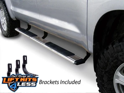 Escalones laterales de bajo perfil Go Rhino 685404987PS 5 OE Xtreme con soportes de montaje K Foto 1 de 3