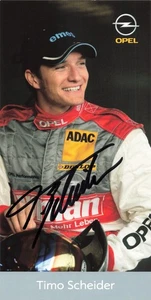 Timo Scheider, Originalautogramm, Autogrammkarte, Opel DTM 2004 - Bild 1 von 1