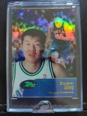 RARE 2001 ETOPPS #41 ZHIZHI WANG DALLAS MAVERICKS ROOKIE LOW Print Run 927!🏀 - Image 1 of 2