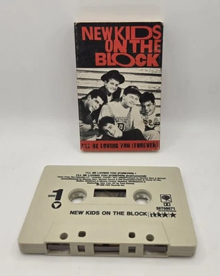 Vintage 1989 New Kids On The Block Cassette Single "I'll Be Loving You Forever" - Image 1 of 4