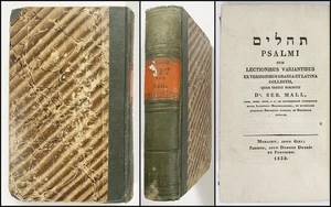 Judaica / S. Mall - Psalmi cum Lectionibus. München 1828 hebräisch Juden - Picture 1 of 1