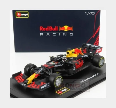 1:43 BURAGO Red Bull F1 Rb16B Honda Ra620H #33 2021 Max Verstappen BU38056VER - Immagine 1 di 2